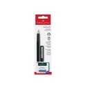 Stilou scolar carbon cu 6 rezerve Faber-Castell
