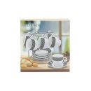 Suport din inox Malooki pentru 6 cani + 6 farfuri