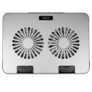 Suport Stand cooler notebook 17″ Gaming, placa metal, 2x125mm LED - Img 2