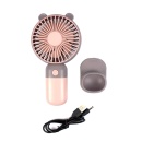 Ventilator de birou portabill 9*17 cm cu suport de birou si telefon, acumulator si cablu incarcare USB - Img 4