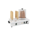 Aparat Profesional pentru hot dog cu 4 tepuse incalzite. 550W