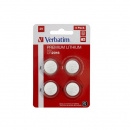 Baterie Verbatim Lithium CR2016, 3V, 4 buc/set