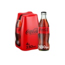 Bautura carbogazoasa sticla Coca-Cola Zero Zahar 330ml - Img 2