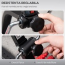 Bicicleta de antrenament portabila reglabila pe inaltime cu afisaj LCD - Img 6