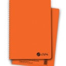 Caiet cu spirala A4, 120 file, coperta plastic Willgo