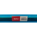 Caiet mecanic 4 inele - D16mm, coperti flexibile PP, Optima Flex - albastru transparent - Img 2