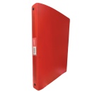 Caiet mecanic 4 inele - D25mm, coperti flexibile PP, Optima Flex - albastru transparent - Img 6