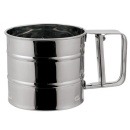 Cana Inox cu sita pentru cernut faina sau zahar, diametru 11 cm, Wei - Img 2