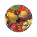 Capace cu filet twist off 82 mm pentru borcane de 720ml, Fructe 10buc/set - Img 2