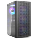 Carcasa Gaming PCCooler 3 ventilatoare ARGB, Middle Tower, ATX - Img 3