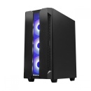 Carcasa PC Gaming Chieftec Hunter Middle Tower, ATX + 4 coolere Led RGB + Telecomanda - Img 2