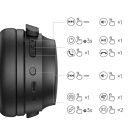 Casti wireless WH700NB, Edifier, Bluetooth, Negru - Img 7