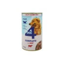 Conserva cu Carne de Vita pentru Caini 4DOG, 1240g