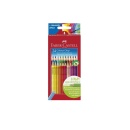Creioane colorate Grip 2001, 24 culori/set Faber-Castell
