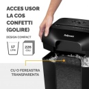 Distrugator documente 8 coli Fellowes LX45 cross-cut - Img 5