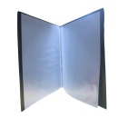 Dosar de prezentare personalizabil, A4, cu 10 folii, coperta rigida, Optima - negru - Img 3