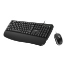 Kit tastatura + mouse Genius KM-123, cu fir, negru, USB