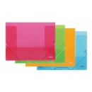 Mapa din plastic cu elastic, Deli, div. culori