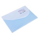 Mapa plastic cu buton Deli Macaron - Img 4