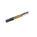 Marker permanet Tolsen, corp metal, varf 2 mm, negru