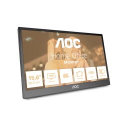 Monitor Consumer AOC 16T3EA, 15.6", 1920 x 1080 pixeli, Black, 3 ani Garantie