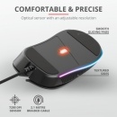 Mouse gaming Trust GXT 922W YBAR, Iluminare RGB, 7200 Dpi, 6 butoane - Img 3