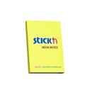 Notes autoadeziv 76 x 51 mm, 100 file, Stickn - galben