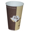 Pahare carton 350 ml, model cafea 50buc/set - Img 4
