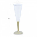 Pahare plastic pentru sampanie 10 buc/set - Img 2