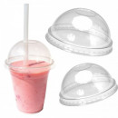 Pahare plastic Transparent Frappe Safir 400 ml, fara capac si pai, 50 buc/set - Img 2