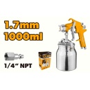 Pistol de vopsit, 1.7 mm, 1000 ml, AirXT Tolsen - Img 2