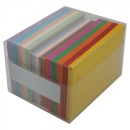 Plic + card Colorarte Fantasia, 5 culori intense si 5 culori pastel, 90x140mm, set 100 buc - Img 3