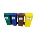 Pubela colectare selectivă 120 litri, albastru - Img 2