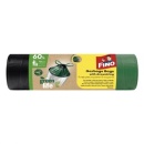 Saci menajeri cu snur FINO Green Life 60 L, 10 buc/rola