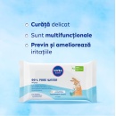 Servetele umede Nivea Baby Pure & Sensitive 63 buc - Img 4