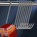 Set 10 carlige macelarie, inox, pentru agatat carnea, 13cm - Img 3