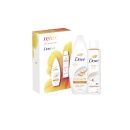 Set cadou Dove Relax Gel de dus Fruity Nourish, 250 ml + Dove anti-perspirant Fruity Fresh, 150 ml