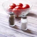 Solnita rotunda cu capac inox, sare/piper, 45 ml