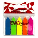 Stick index plastic 44 x 12.7 mm, 5 culori neon x 20 file sageata - Img 2