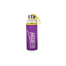 Sticla termoizolanta 520 ml, husa albastru/portocaliu