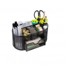 Suport Organizator Birou metalic mesh cu 8 compartimente si 1 sertar