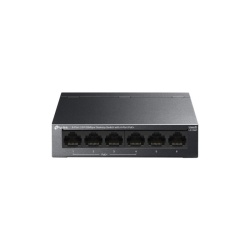 Switch TP-LINK LS106P, Fast Ethernet, 6 porturi, PoE