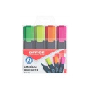 Textmarker varf lat, 4 culori/set, Office Products - Img 2