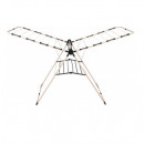 Uscator rufe metal Zilan Aurum, Suport carlige, Suprafata utilizabila 21 m
