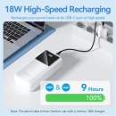 Baterie externa, VENTION, 30000mAh, 22.5W PD Fast Charge, 2 x USB/1 x USB Type-C, Digital display, Alb - Img 2