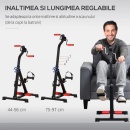 Bicicleta de antrenament portabila reglabila pe inaltime cu afisaj LCD - Img 3