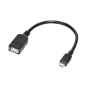 Cablu mini USB la USB 2.0 T-M OTG 20 cm, LOGILINK