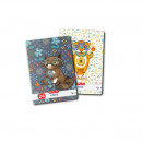 Caiet Tip II, Cute Animals Premium Herlitz, 80g/mp, A5, 24 file
