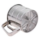 Cana Inox cu sita pentru cernut faina sau zahar, diametru 11 cm, Wei - Img 3
