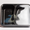 Capac Transparent PP, pentru caserole Termo cu 1, 2, sau 3 compartimente - Img 2